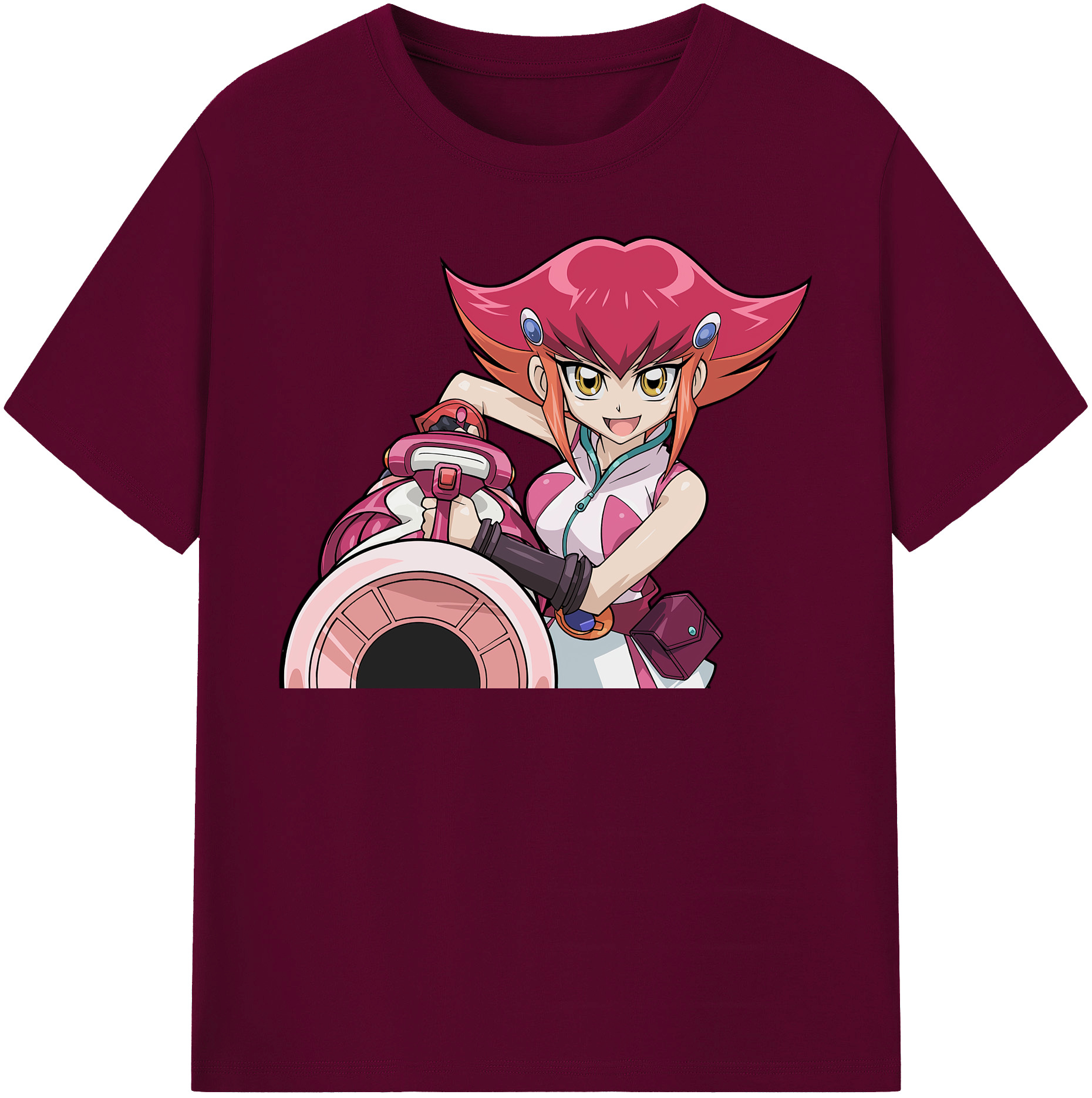 （画像用） 遊☆戯☆王 Yu-Gi-Oh! レディースカジュアルプリントTシャツ（綿100％）